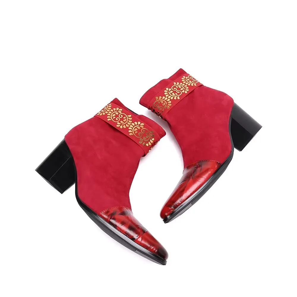 Veltique Chic Zip Booties