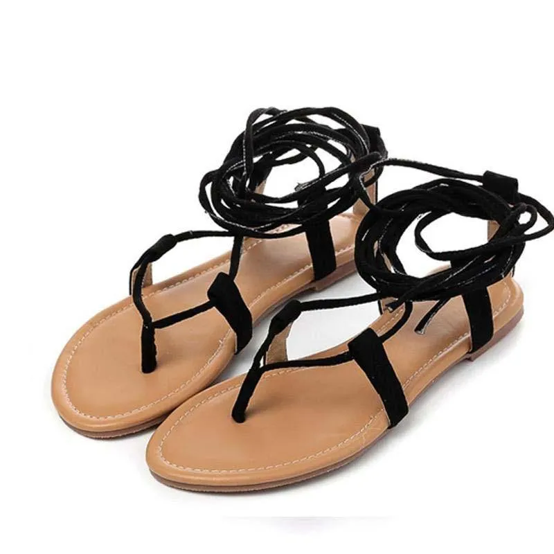 Women's Cross Strap Gladiator Sandals